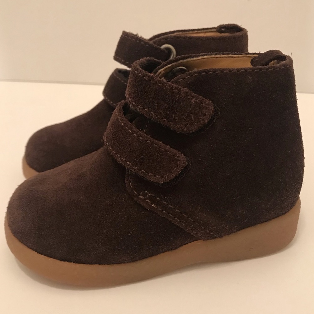 🐻 Baby Gap Dark Brown Suede Chukkas 5 EUC 🐻